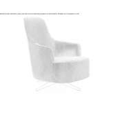 Bergere swivel armchair made of fabric Kraskovo