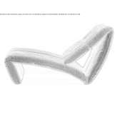 Folding fabric armchair Acegua
