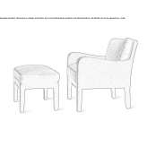 Upholstered armchair Otteveny
