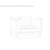 Upholstered armchair Boldesti