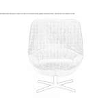 Upholstered armchair Villette