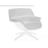 Swivel armchair with 4-star base Wiehl