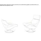 Armchair with headrest Gavere