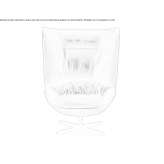 Fotel skórzany z wysokim oparciem i 4-ramienną podstawą Villette