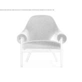 Fabric armchair with armrests Avallon