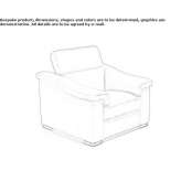 Upholstered armchair with armrests Mesquite