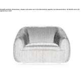 Upholstered armchair made of polyamide Klokot