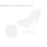 Swivel fabric armchair with armrests Olivos