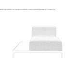 Fabric upholstered armchair with integrated magazine rack Pitaru