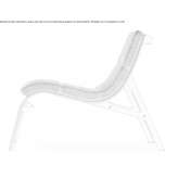 Fabric armchair Nisipari