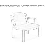 Upholstered oak armchair Osborne
