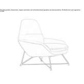Armchair with armrests Orsay