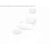 Fabric armchair with headrest Neumark