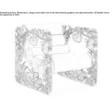 Armchair with armrests Caribou