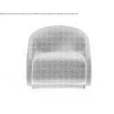 Fabric armchair Worb