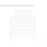 Armchair with armrests McKail