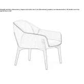 Armchair with armrests Chinteni