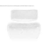 Velvet armchair Heugas