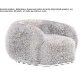 Wool armchair with armrests Carouge