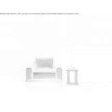 Fabric armchair with armrests Norden