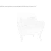 Fabric or leather armchair with armrests Dhiver