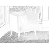 Armchair with removable cover Goutroux