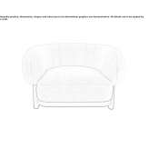 Armchair with armrests Klakar