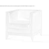 Leather armchair with armrests Osseo