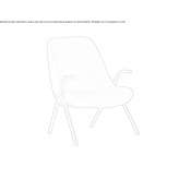 Polyester armchair Maspeth