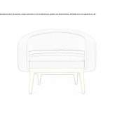 Armchair with armrests Sycow