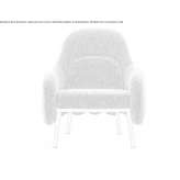 Bergere armchair with armrests Walsden