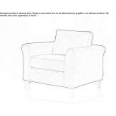 Fabric armchair with removable cover Viitivka