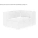 Corner leather armchair with armrests Spalt