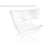 Leather armchair with a 4-star base Oberhaid