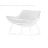 Fabric armchair Szany