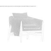 Fabric armchair with armrests Sormiou