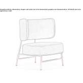 Fabric armchair Dalry