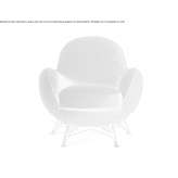 Fabric upholstered armchair with armrests Tiltepec