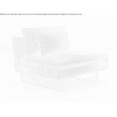 Modular fabric armchair Genelard
