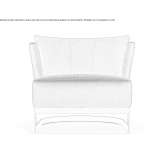Fabric armchair Rosello