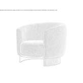 Fabric armchair with armrests Sehnde
