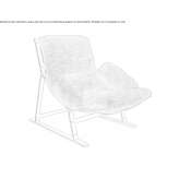 A fabric armchair based on a sled Benaojan