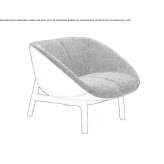 Armchair with armrests Charo