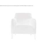Fabric armchair with removable cover Gosol