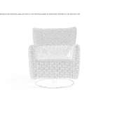 Fabric swivel armchair Byst
