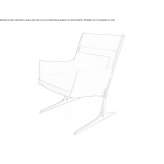 Leather armchair Ursi