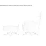 Bergere swivel chair Renmark