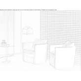 Velvet armchair with armrests Krnov