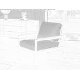 Fabric armchair with removable cover and armrests Penco