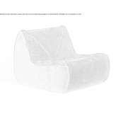 Fabric armchair Roddino
